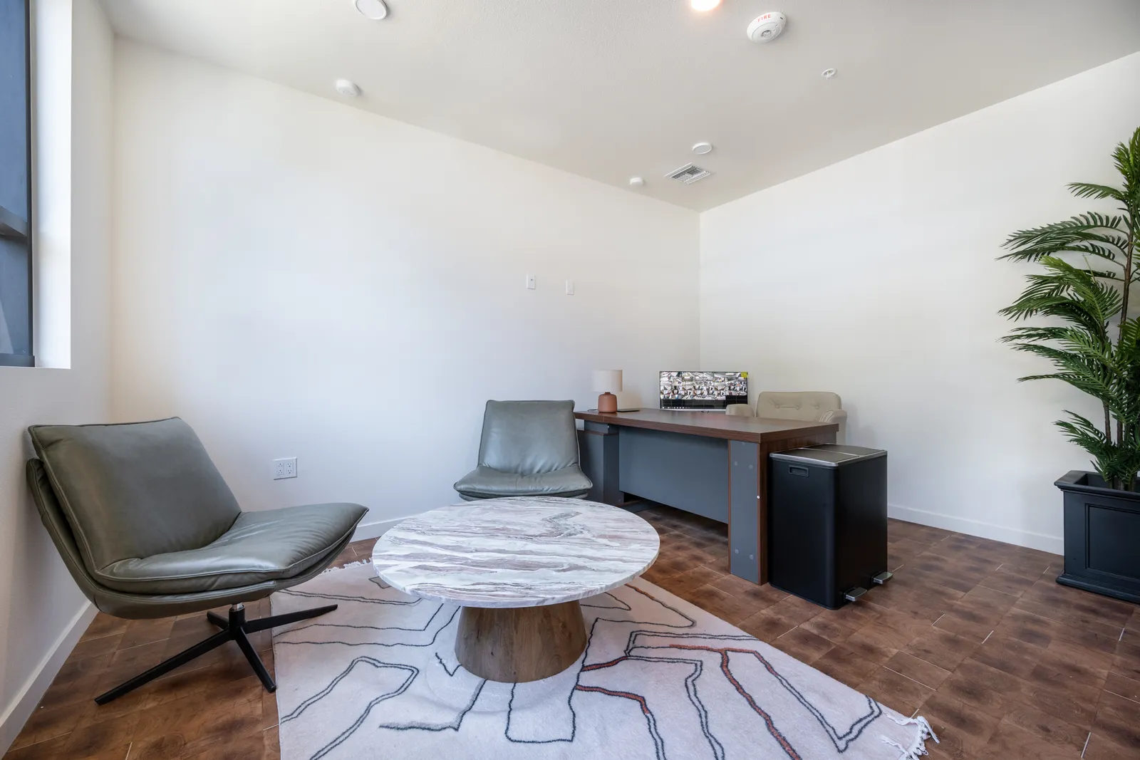 The Gramercy — resident lounge and co-working nook